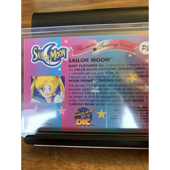 Sailor Moon 1997 Dart Flipcards Sailor Moon #P2 Prismatic Card - Picture 7 of 9